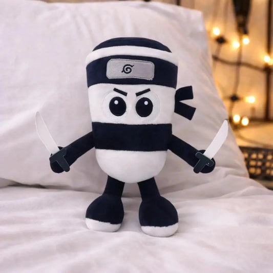 Peluche Cappuccino Assassino - Assassin Italian Brainrot sur Canapé | Brainrot Club