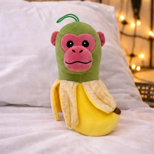 Peluche Chimpanzini Bananini - Singe Banane Italian Brainrot sur Canapé | Brainrot Club